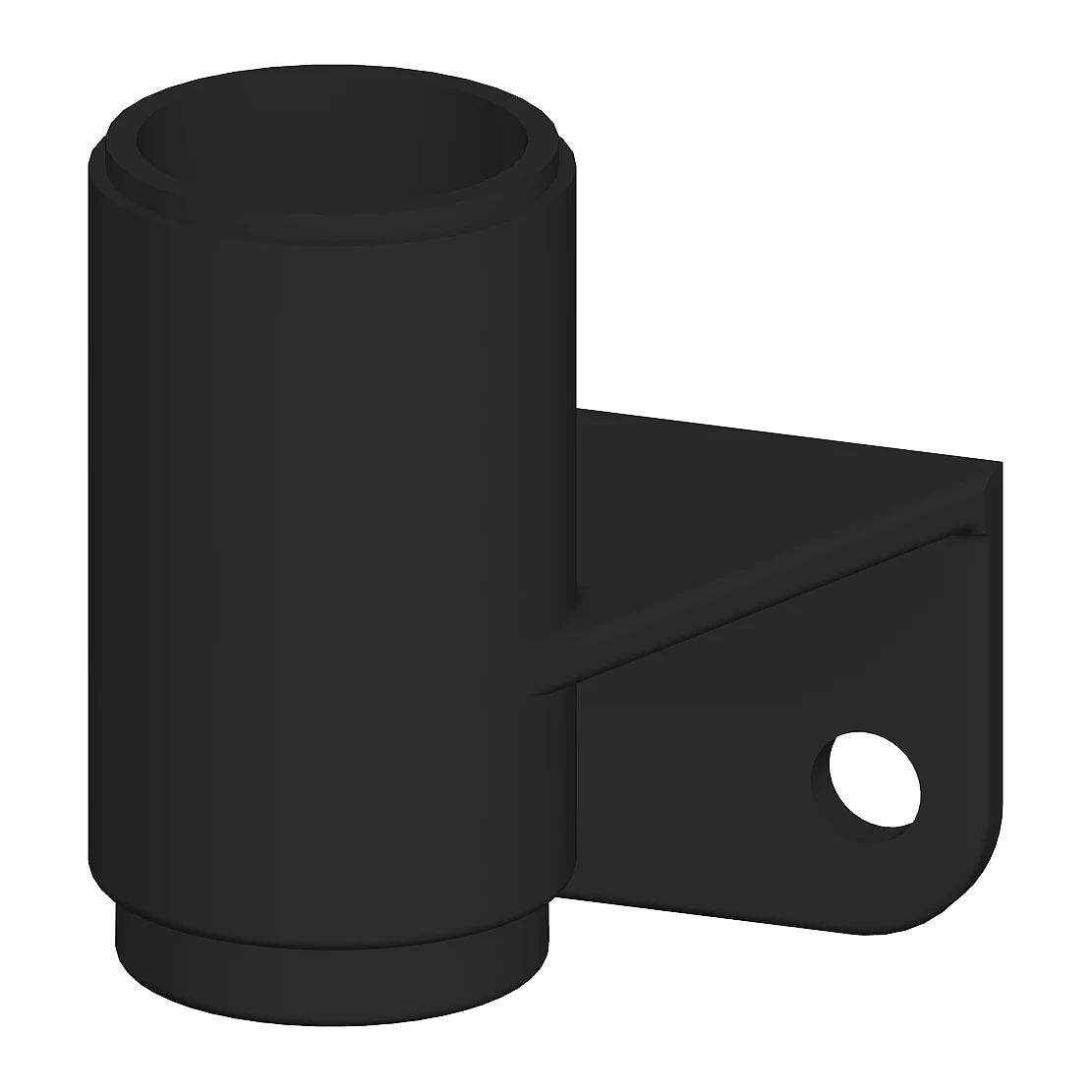 Siemens 8WD4208-0CD Signal Column Equipment Wall Mounting Bracket, Plastic, Footless and Tubeless Mounting, Compatible With 50 mm