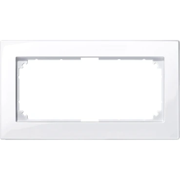 Schneider Electric 515825 M-Plan shaver socket frame, active white