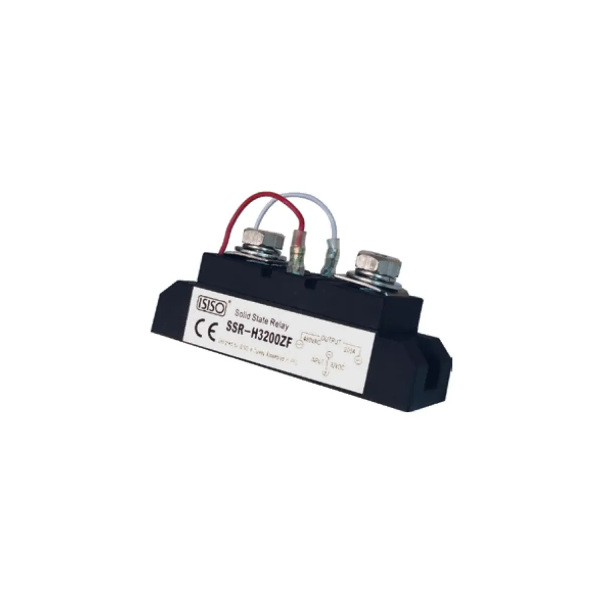 Isıso ISSR-H3120ZF Solid State Relay (SSR), 120 A, Single-Phase, 3-32 V DC, 24-380 V AC