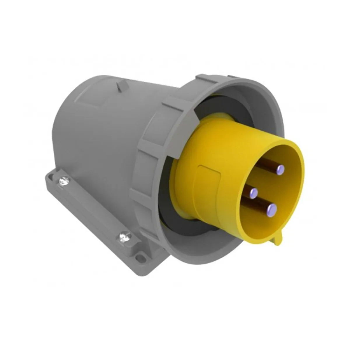 Bemis BC1-3303-7236 CEE 90° Angled Wall Plug 32 A 2P+E IP67