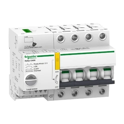 Schneider Electric A9C62425 Reflex iC60N 4P 25A C Eğrisi — üretici katalog görseli