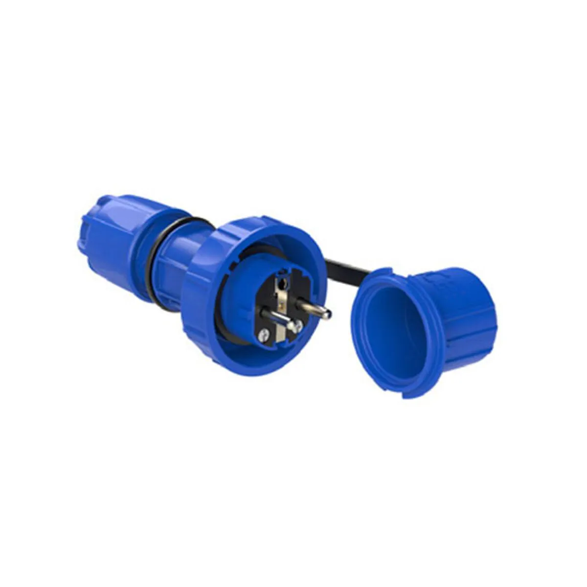 Mete Enerji 40720051B 1x16A Düz Fiş IP66/IP68