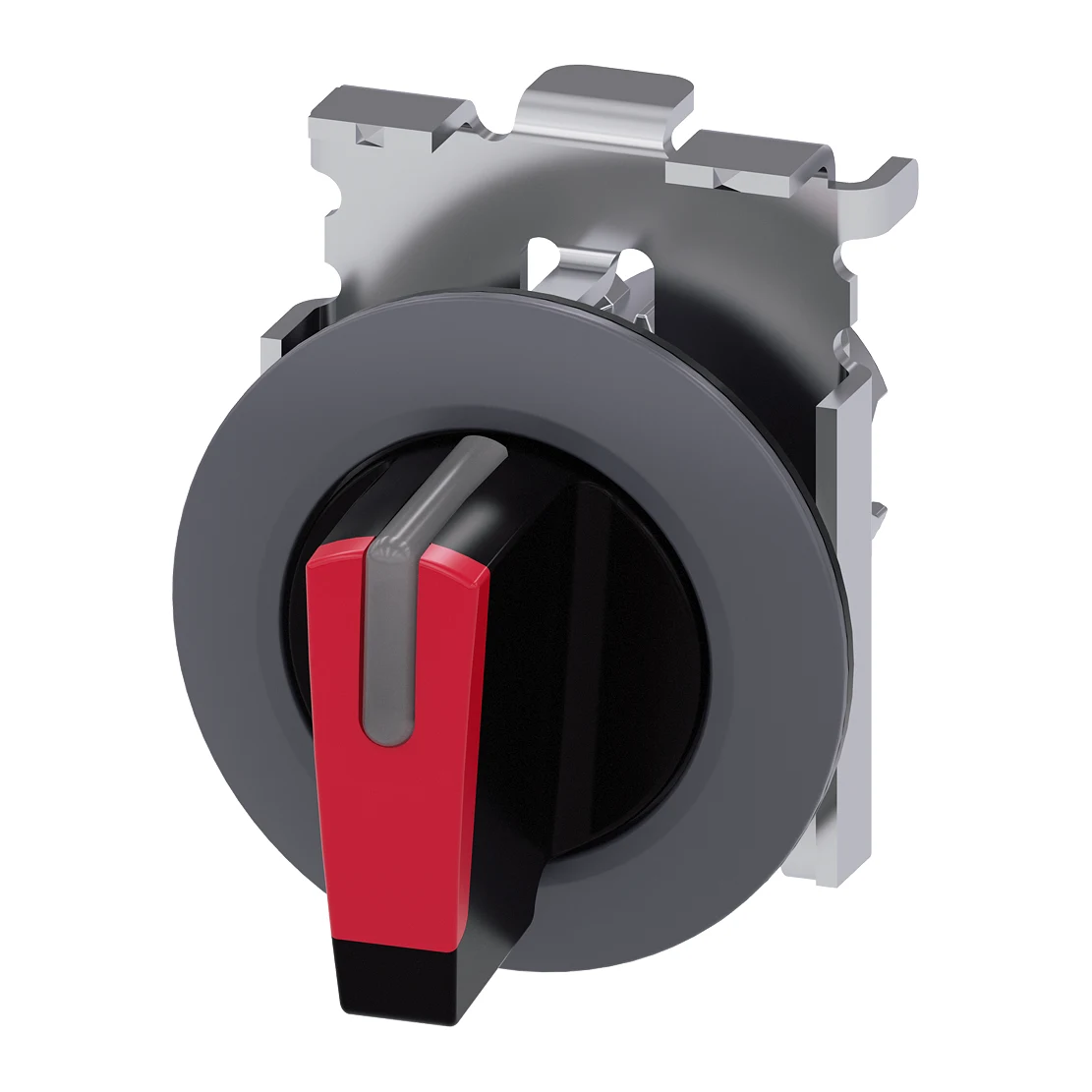 Siemens 3SU1062-2DL20-0AA0 Control Push Button 1-0-2 position illuminable maintained latching push button red