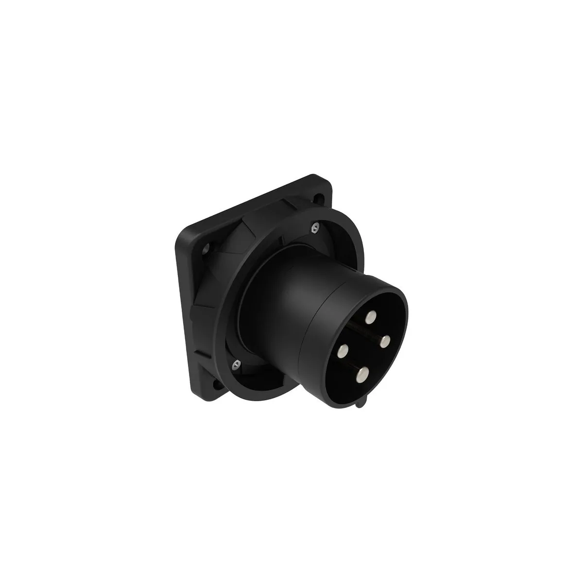 Bemis BCS-4504-7114 CEE Makine Fişi 63 A 3P+E IP67 Siyah