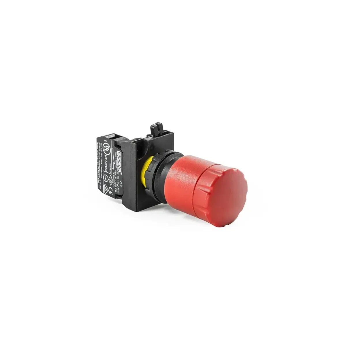 Emas CP Series Plastic Emergency Stop Pull-Release Type Head 30mm Push Button 1NC Red 22mm IP65