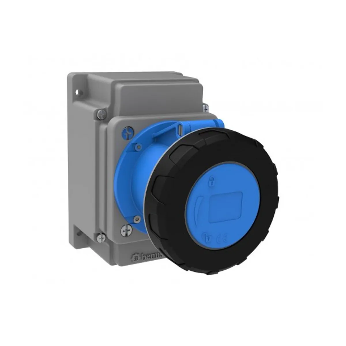 Bemis BC1-4403-7510 CEE Wall Socket 63 A 2P+E IP67
