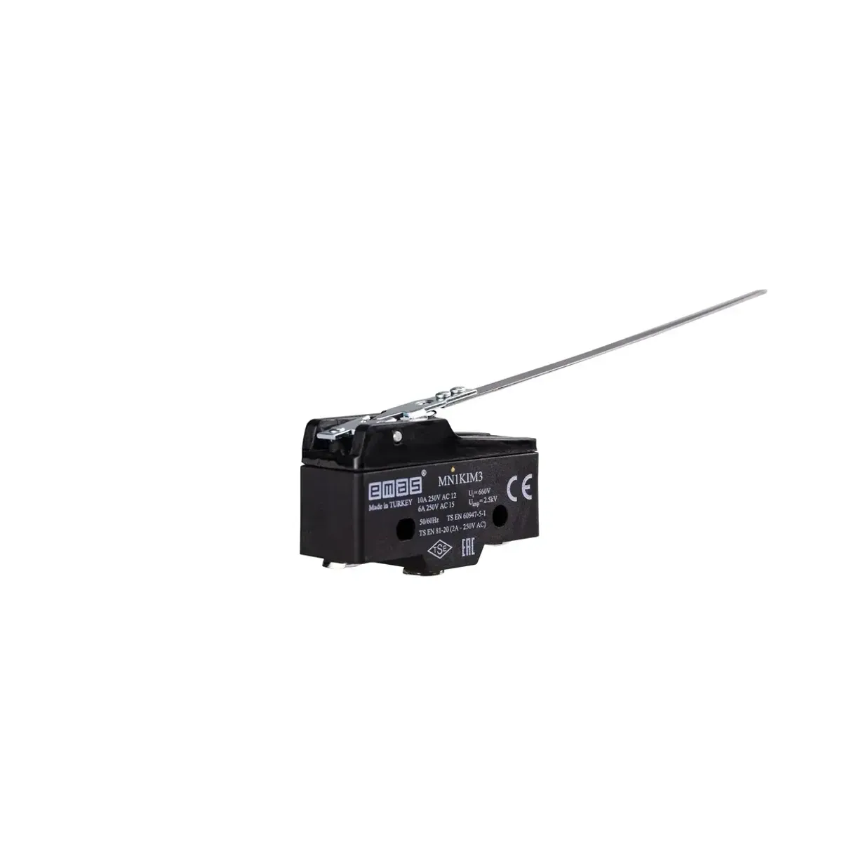 Emas Metal Long Lever 1CO MN1 Series Plastic Mini Switch MN1KIM3
