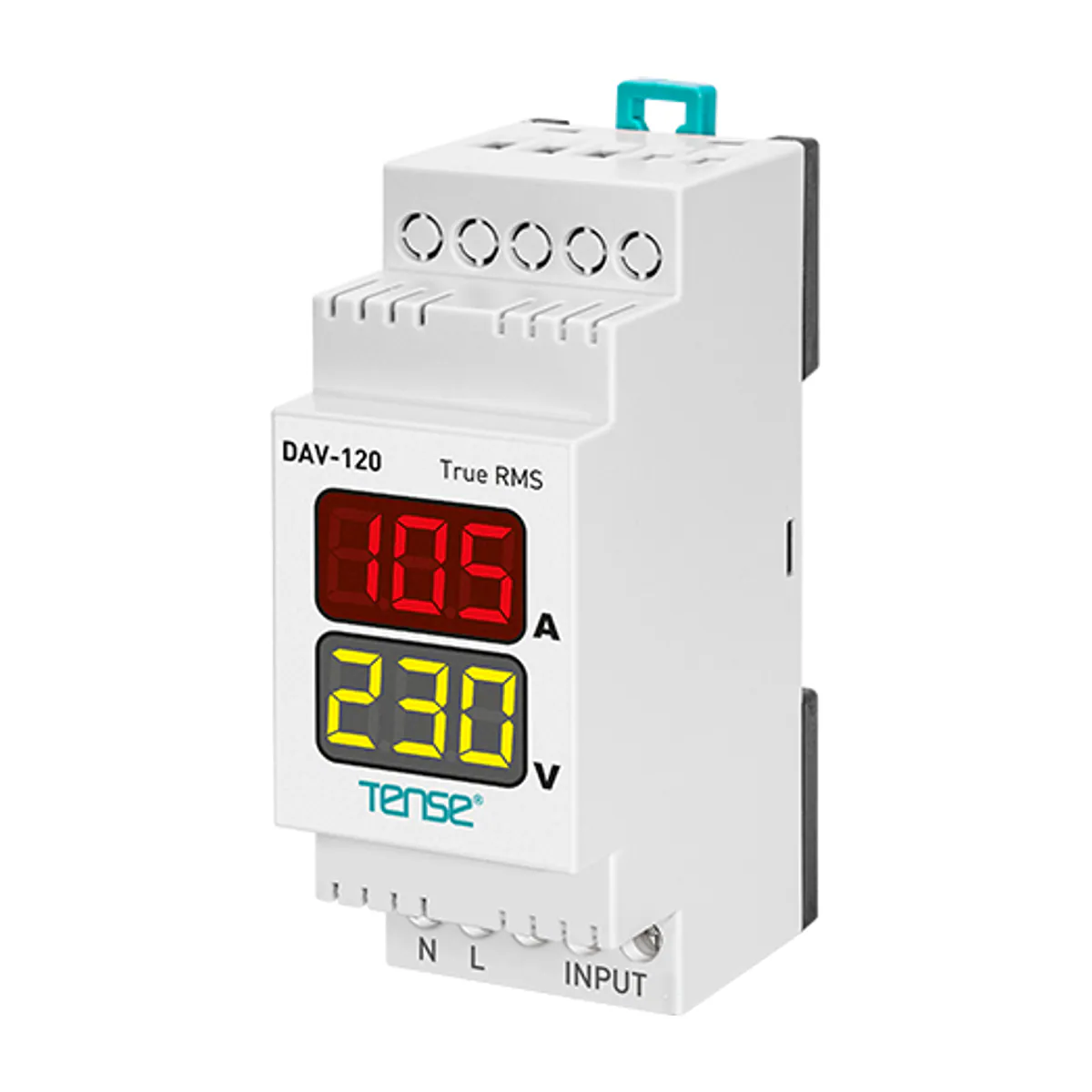 Tense DAV-120 Dijital Voltmetre ve Ampermetre, 1–100 A