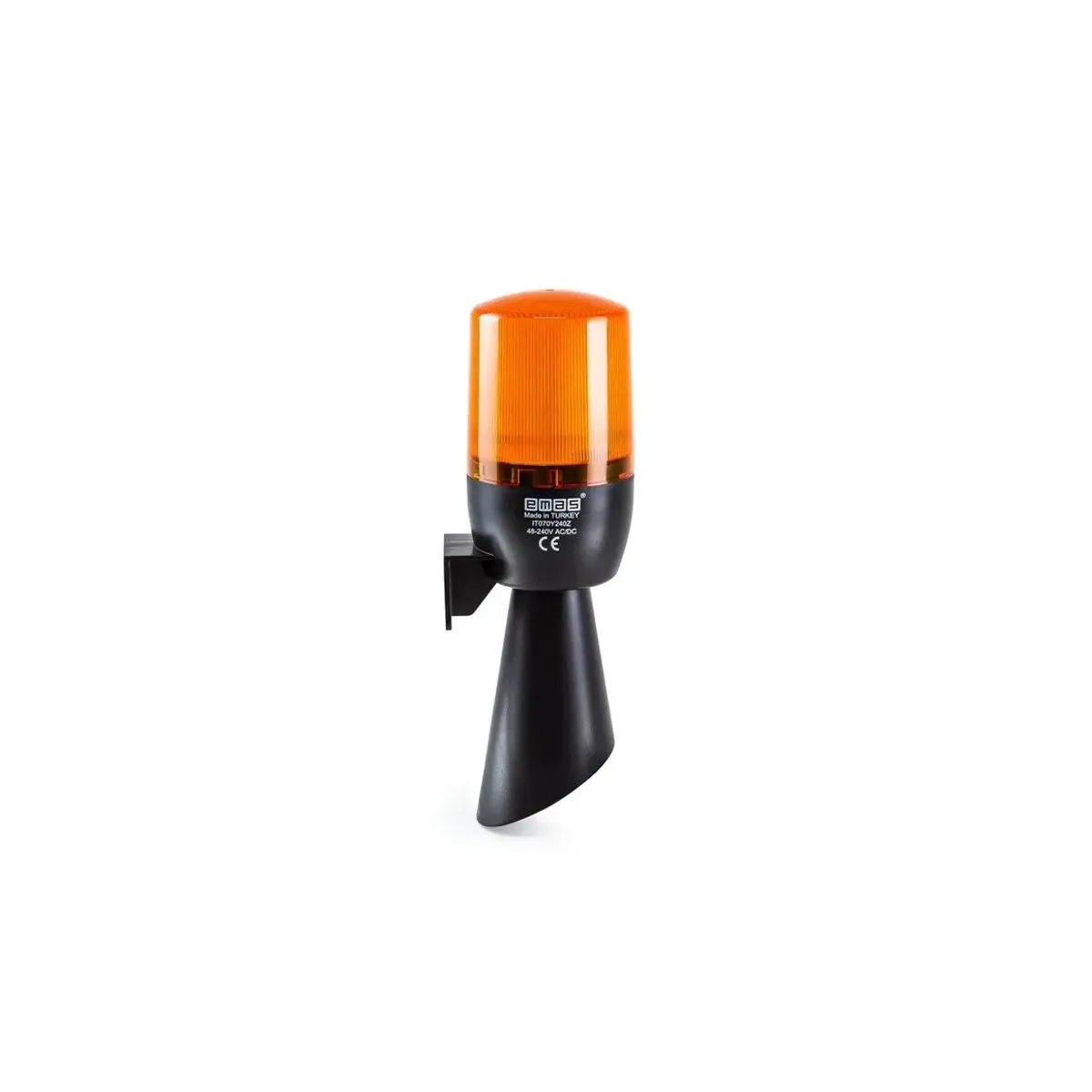 Emas IT Serisi Sarı 48-240V AC/DC Buzzerlı LED Korna 70mm