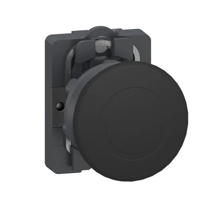 Schneider Electric XA2AC21 Push Button, Mushroom, Ø40, Black, 1NO