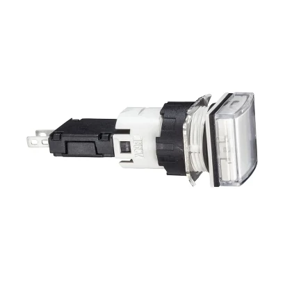 Schneider Electric XB6CV1BB Square Pilot Light White