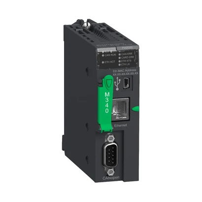 Schneider Electric BMXP3420302 CPU340-20 Ethernet CANopen CPU — üretici katalog görseli