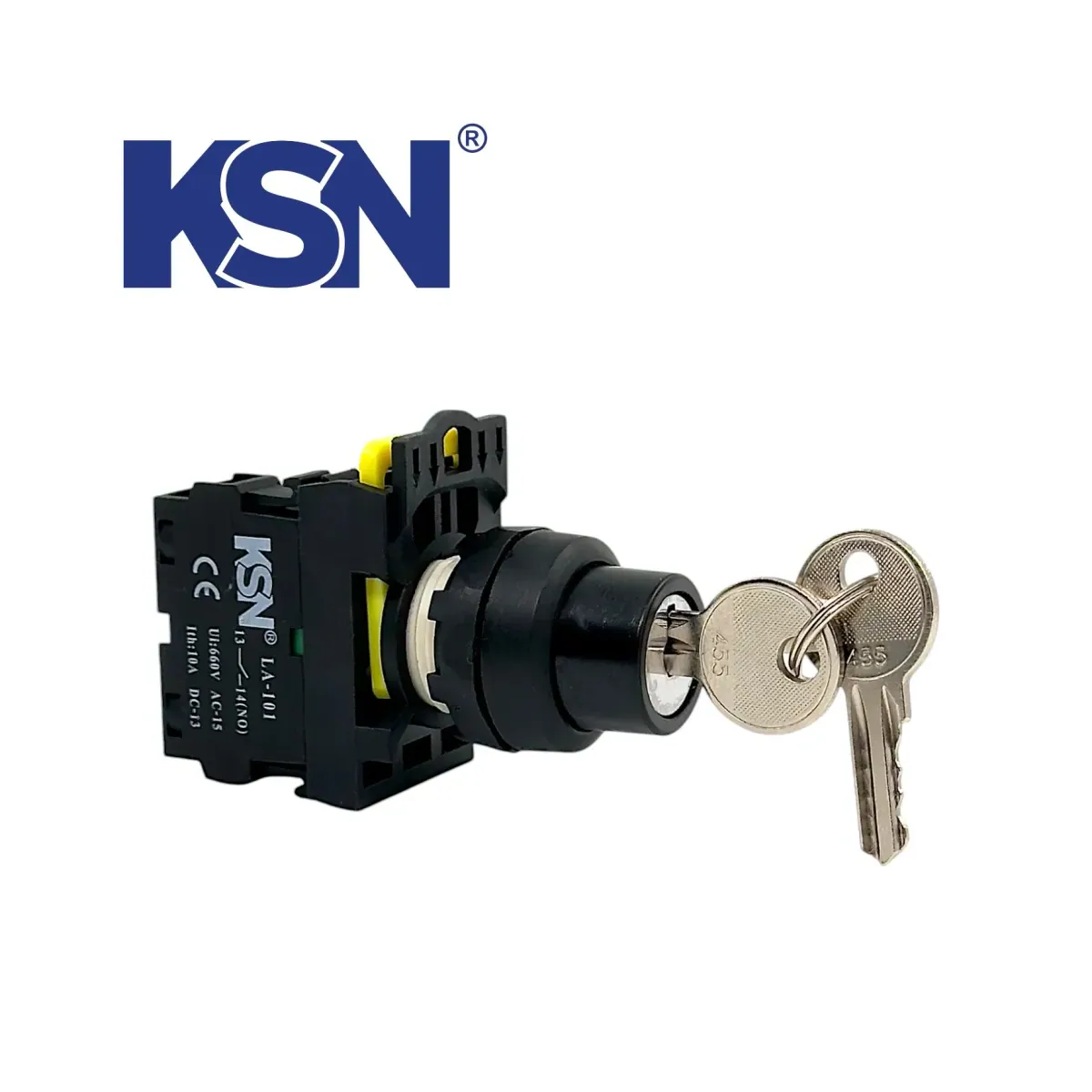 Kalıcı 0-I Anahtarlı Buton 1no 22mm