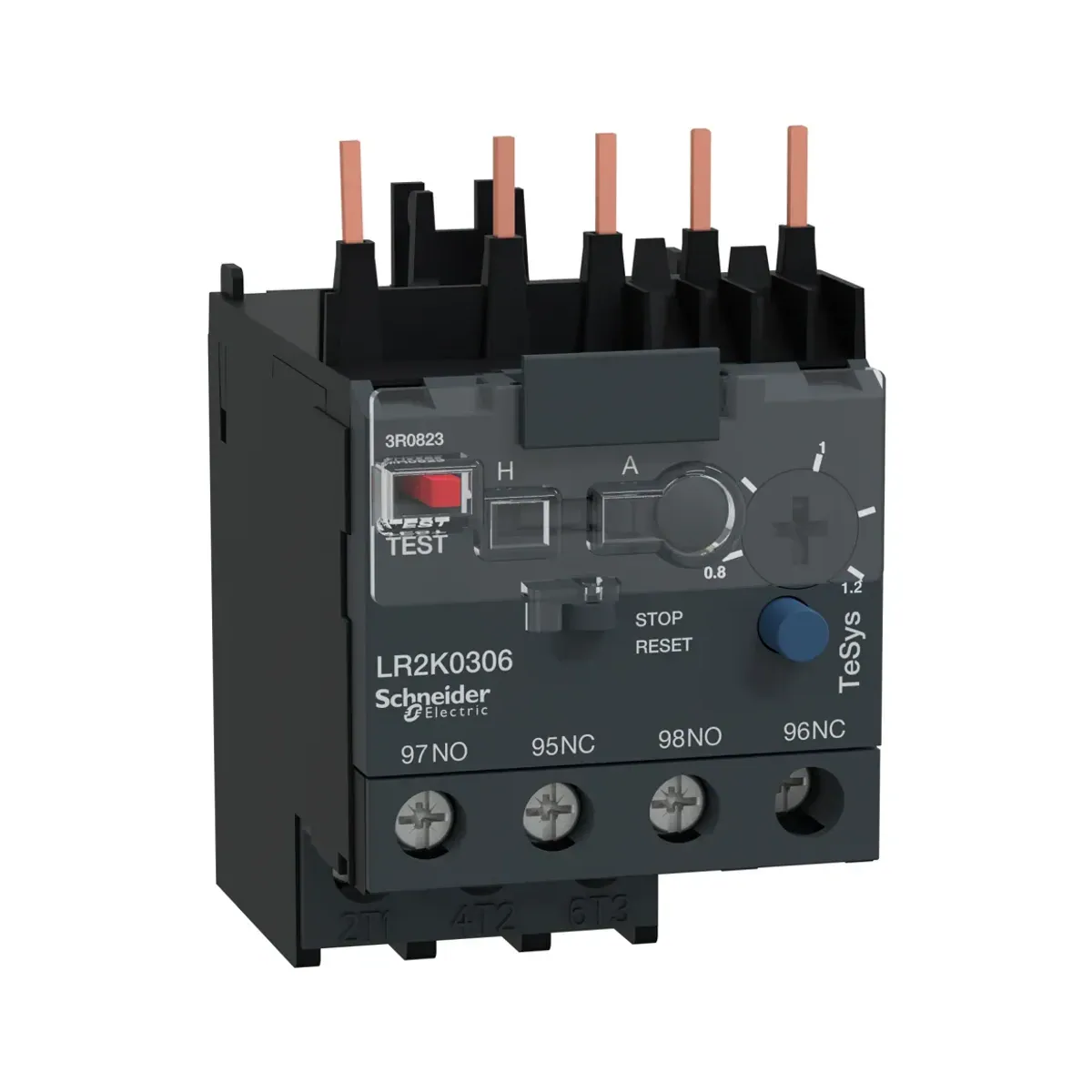 Schneider LR2K0306 TeSys K Differential Thermal Overload Relays 0.8...1.2A Class 10A