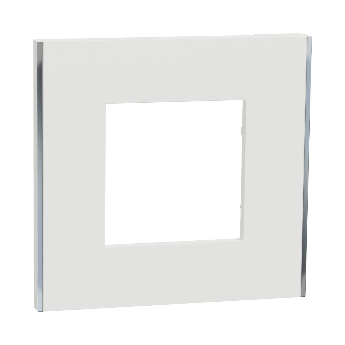 Schneider Electric NU600240 Unica Deco Subtle Single Frame White/Silver