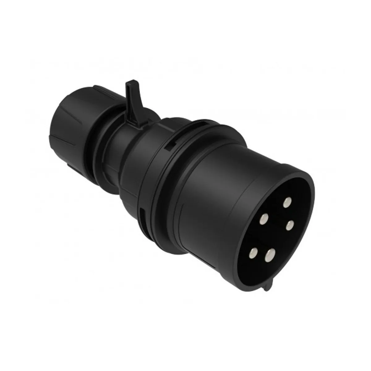 Bemis BCS-3505-2011 CEE Düz Fiş 32 A 3P+E+N IP44 Siyah