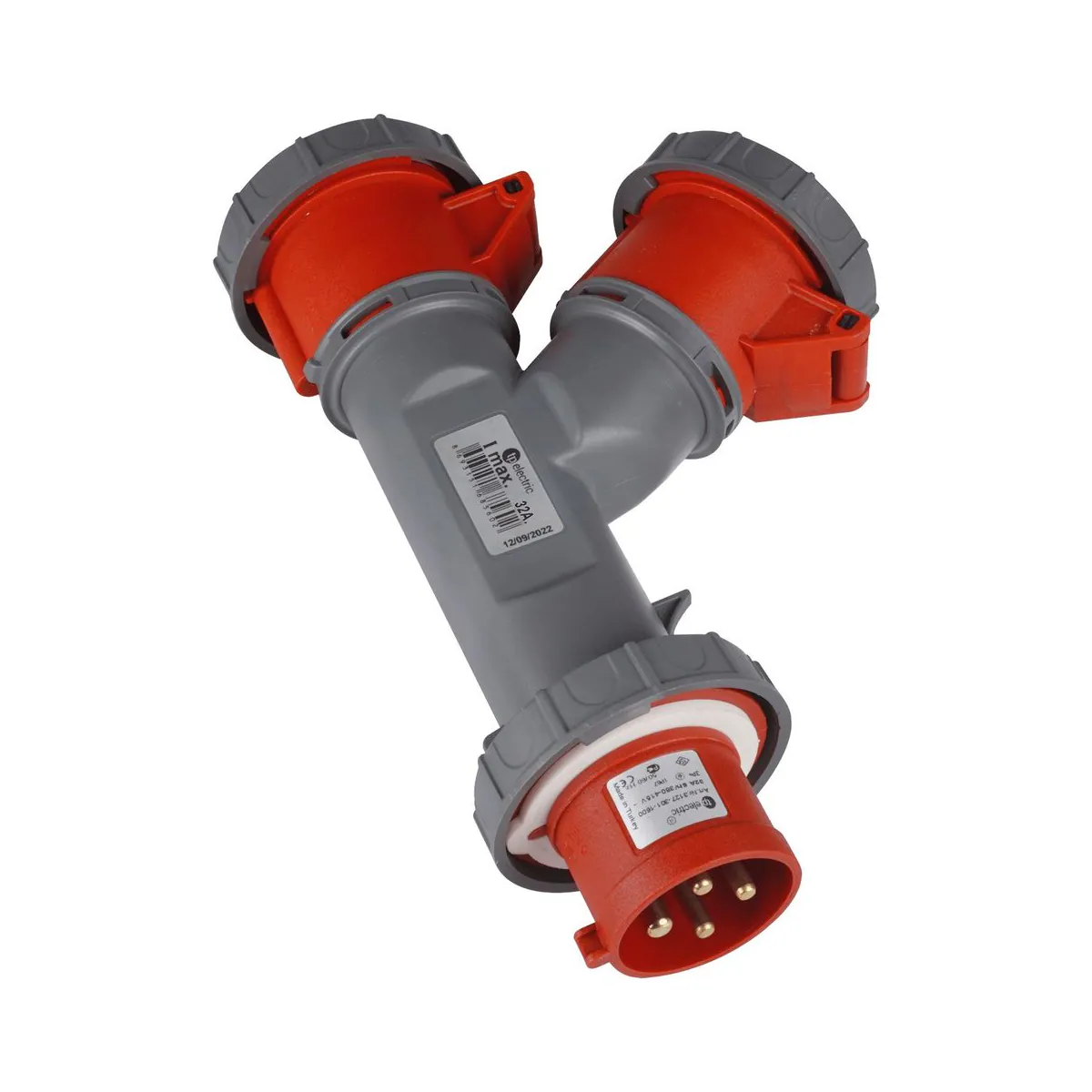 TP Elektrik 3127-512-1600 CEE Çoklu 2Y Priz 2x(4X32A)Priz 4X32A FİŞ IP67