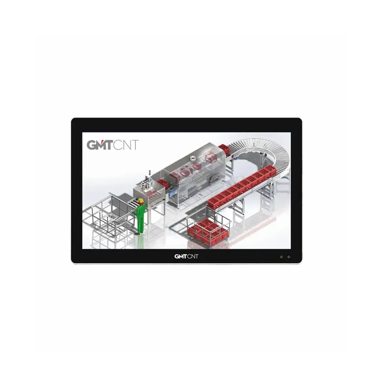 GMT GPC8-156-İ710-16-128 Endüstriyel Panel PC, 15,6 inç, Windows 11 Pro lisanslı (üretici ürün görseli; lisans seçeneği görselde temsilî)