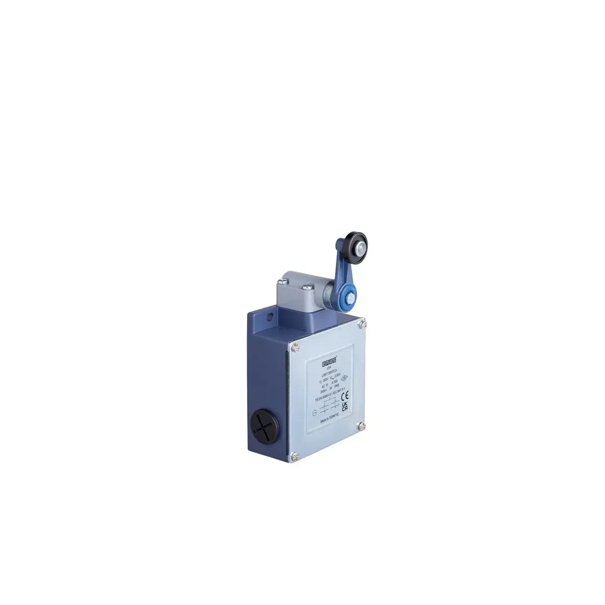 Emas L54 Metal Gövde 18 mm Plastik Kollu Makara Ani Hareketli 2* (1NC+1NO ) Sınır Şalter L54K16MEP121