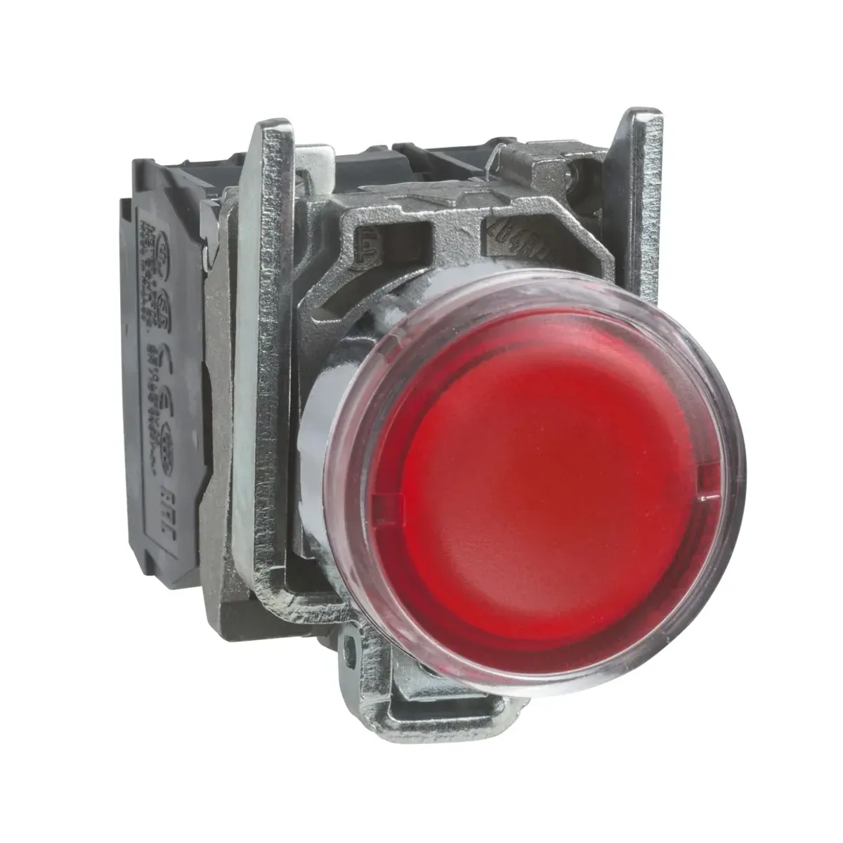 Schneider XB4BW3465 Kırmızı Yaylı Işıklı Buton 1NO+1NC 22mm 250V