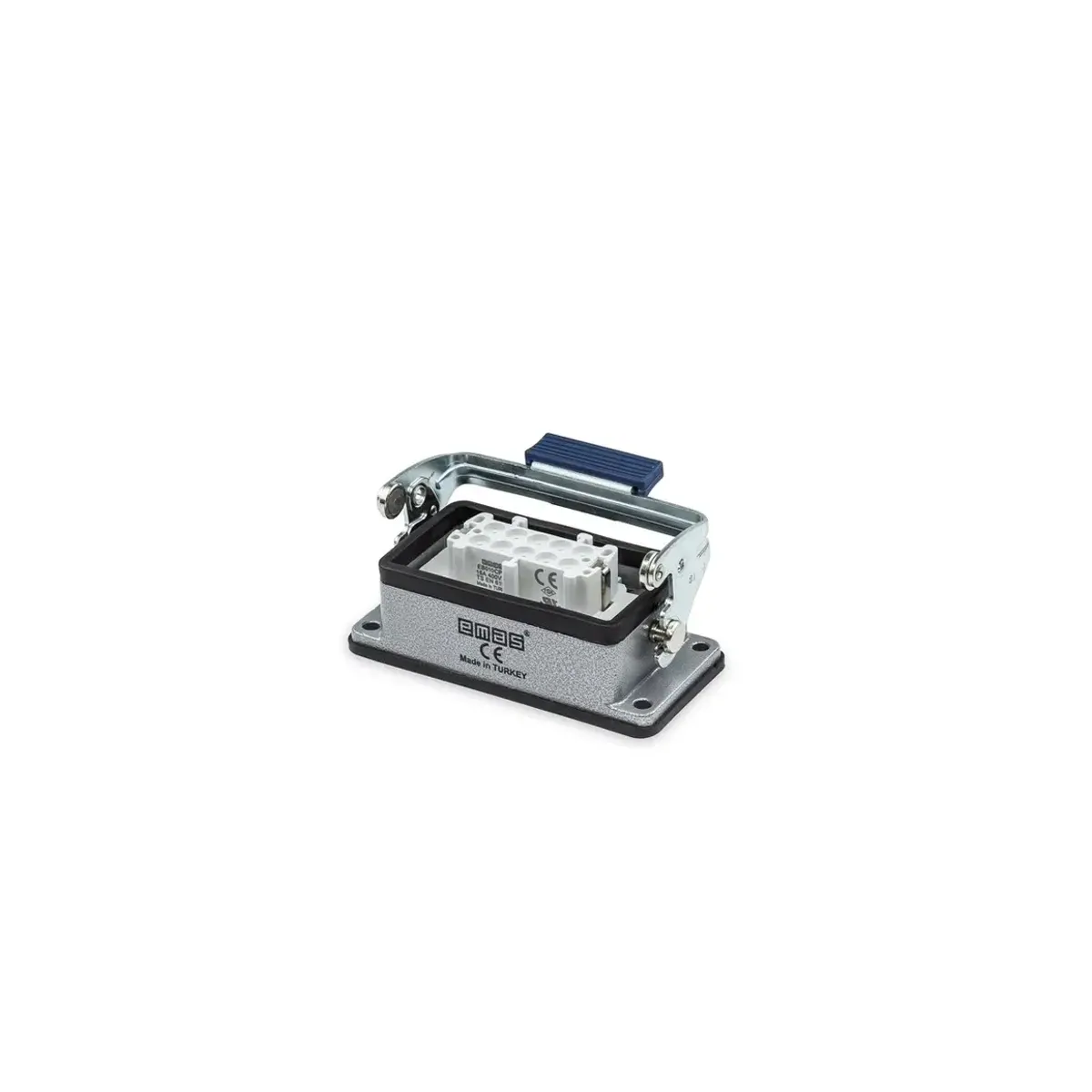 Emas Metal 10 Contact Machine Type Socket 16A Bottom Entry 1 Latched Multi-Contact EBM10PM41