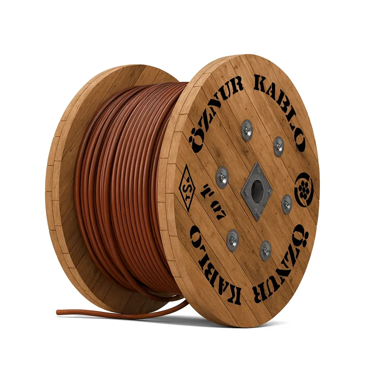 Öznur NYA 1x185 mm2 H07V-U Brown Cable