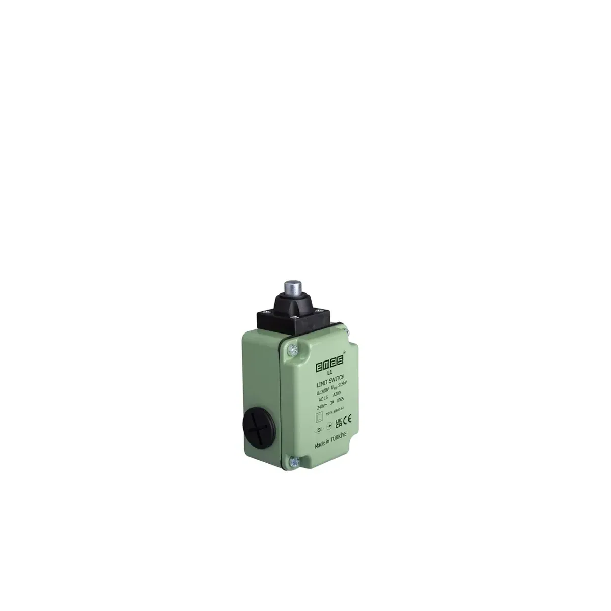 Emas Metal Housing Metal Plunger Snap-Action 1NO+1NC Limit Switch 10mm L1K13PUM211
