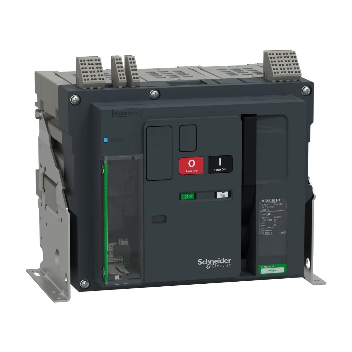 Schneider Electric MTZ220_H22E3PMFHH MTZ2 Active H2 2000A 3P Fixed 2E