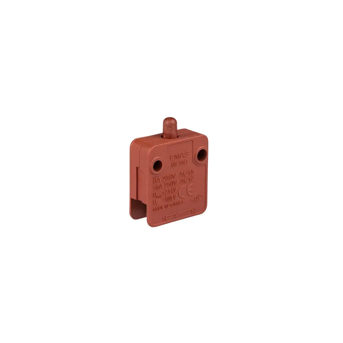 Emas Snap-Action 1NC Long Housing BS Series Push Button Switch BS1041