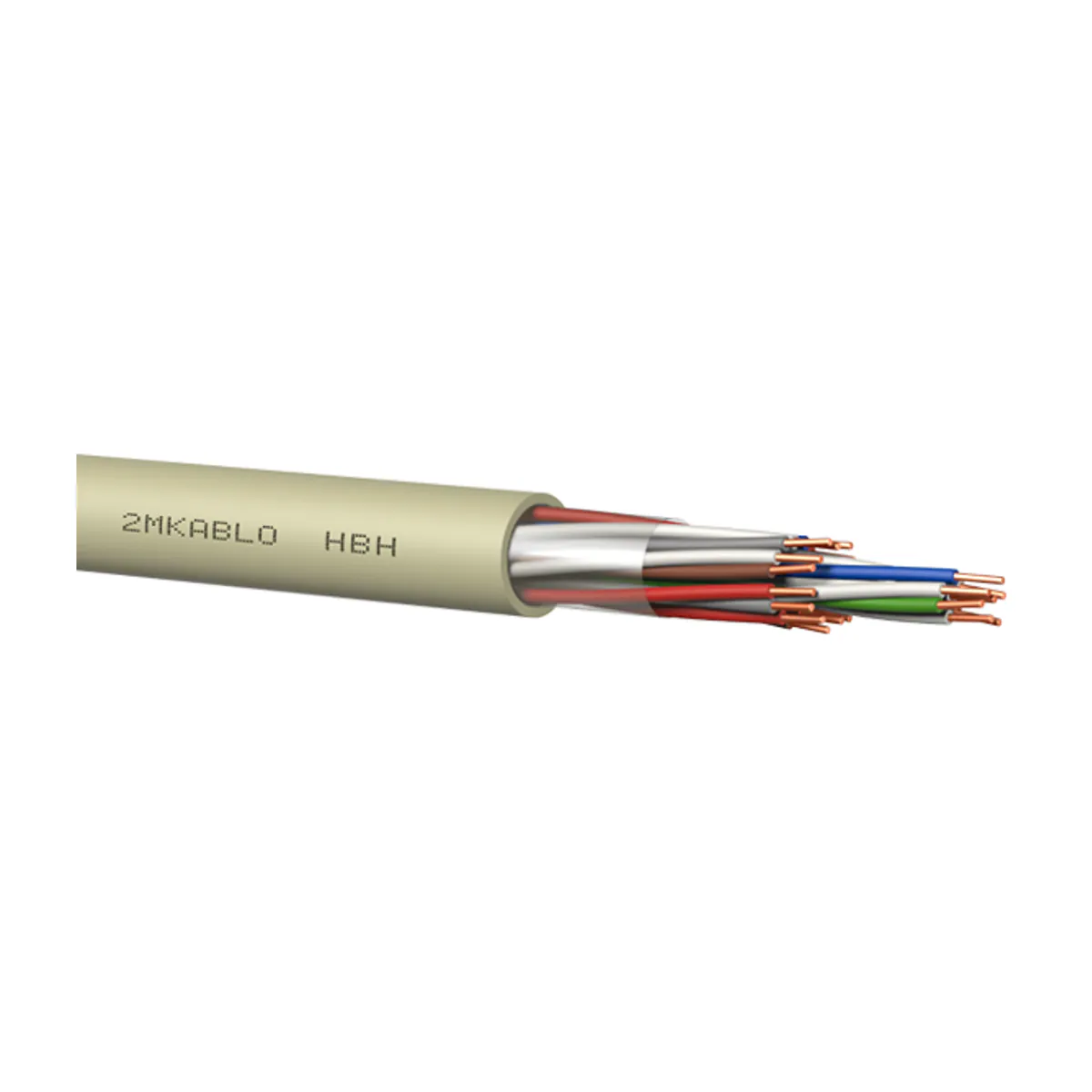 2M Kablo HBH Halojensiz HFFR 6x2x0.5 mm + 0.5 mm Gri üretici ürün ailesi görseli