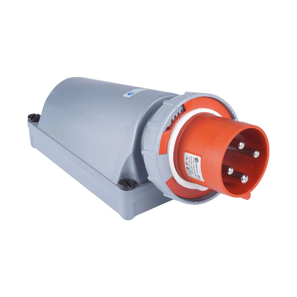 TP Elektrik 3137-312-1600 CEE 4x125A Wall Plug, IP 67, 6h