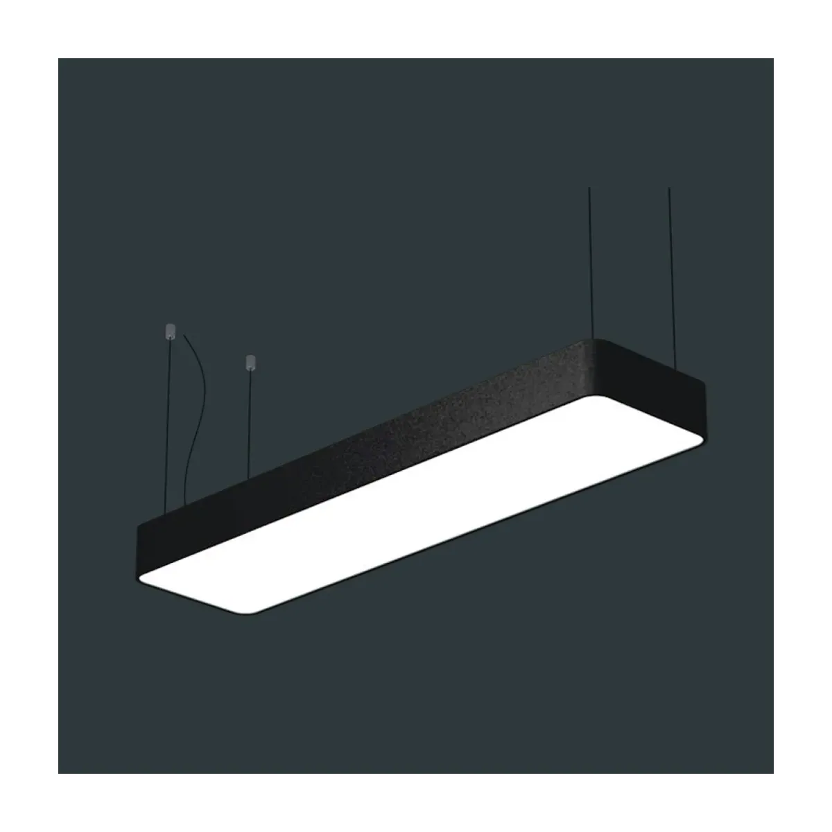 70W 30x120 Oval Dikdörtgen Davul Tip 3000 K 8400lm 100mm Dekoratif Lineer LED Armatür