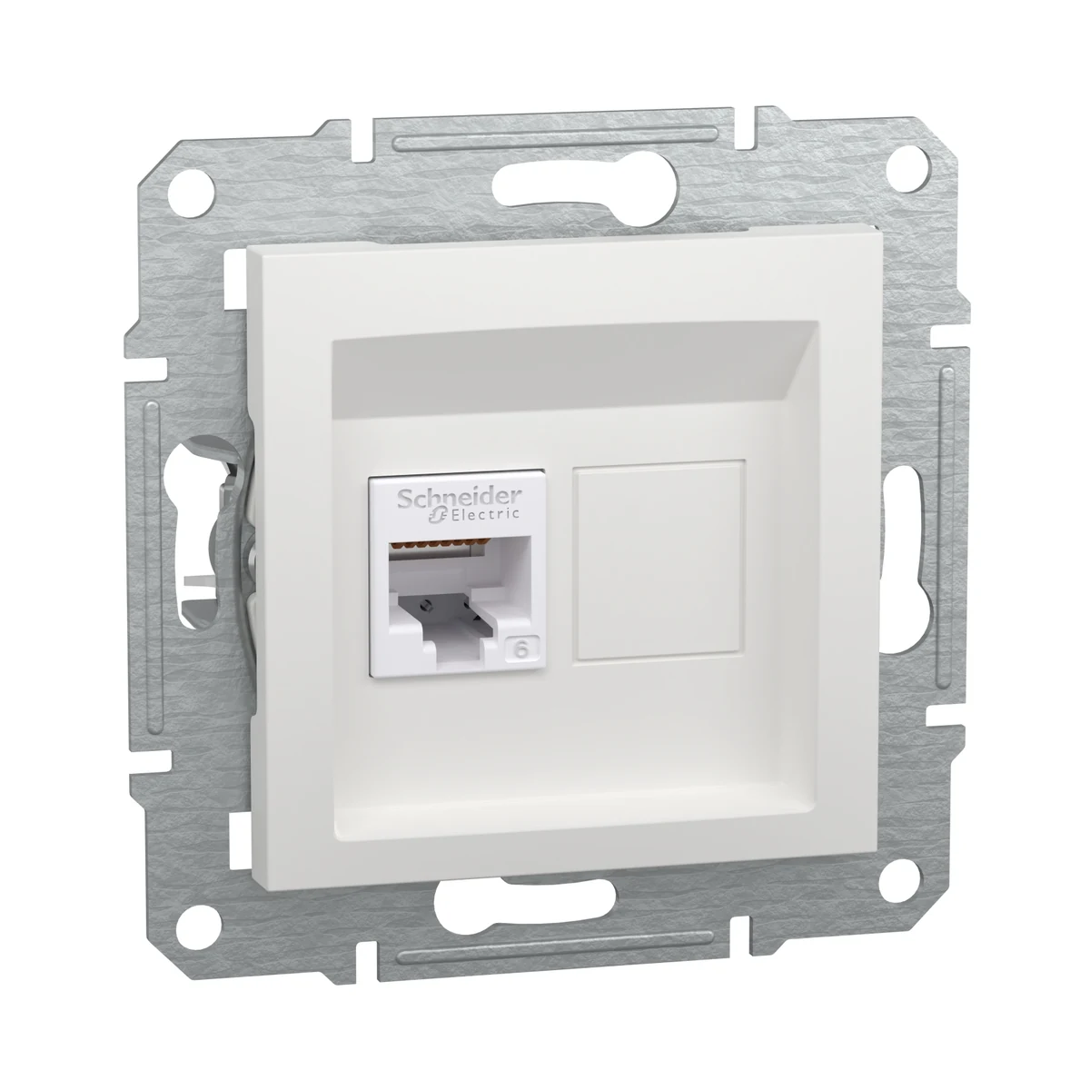 Schneider Electric EPH4770121 Asfora 1*RJ45CAT6-UTP çerçevesiz — üretici ürün görseli