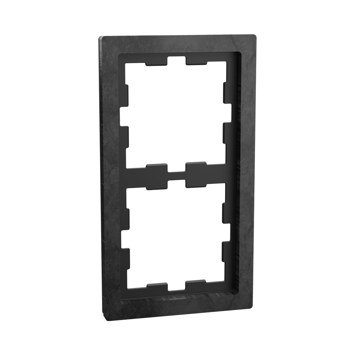 Schneider Electric MEG4020-6547 Merten System-D, 2-Gang Frame, Polished Slate, D-Life