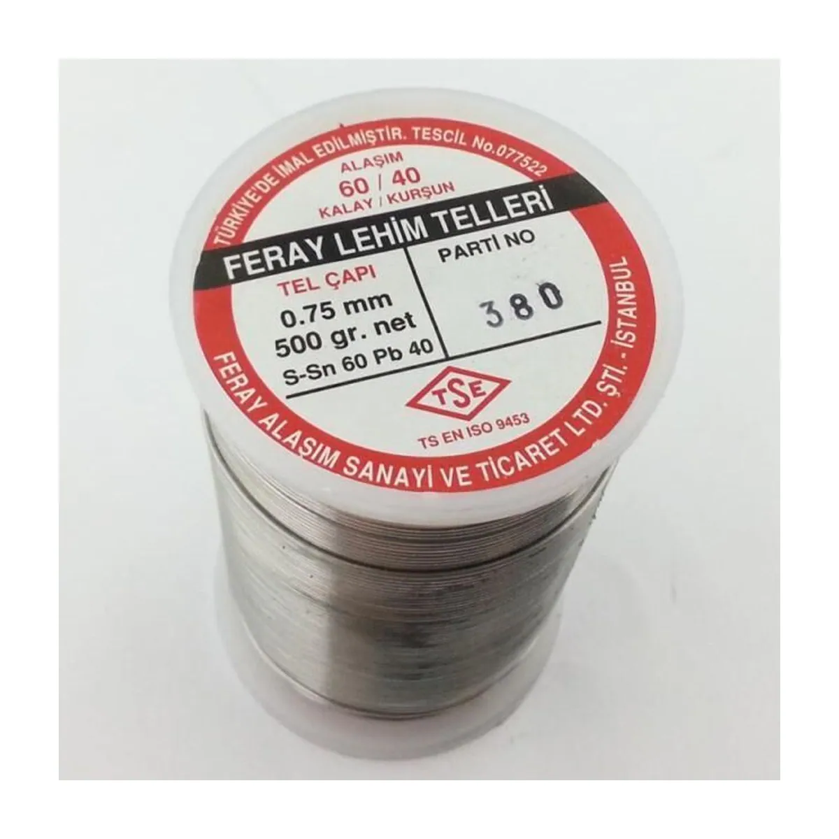 Feray Solder Wire 60/40 0.75 mm 500 g Spool