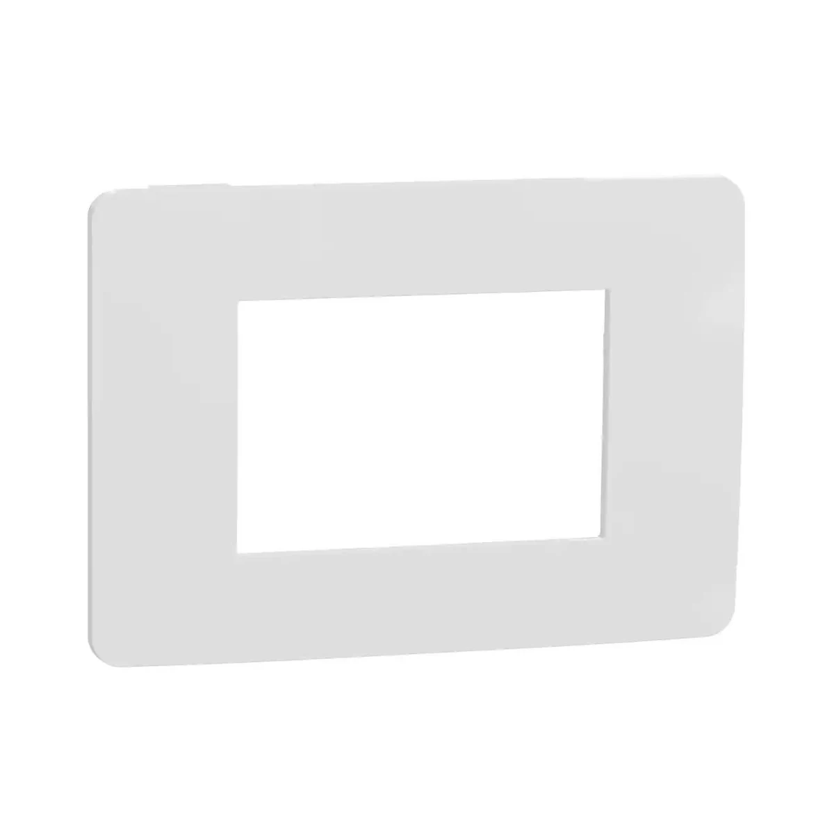 Schneider Electric NU270318 Yeni Unica, Studio Color Frame 3 module, White/White