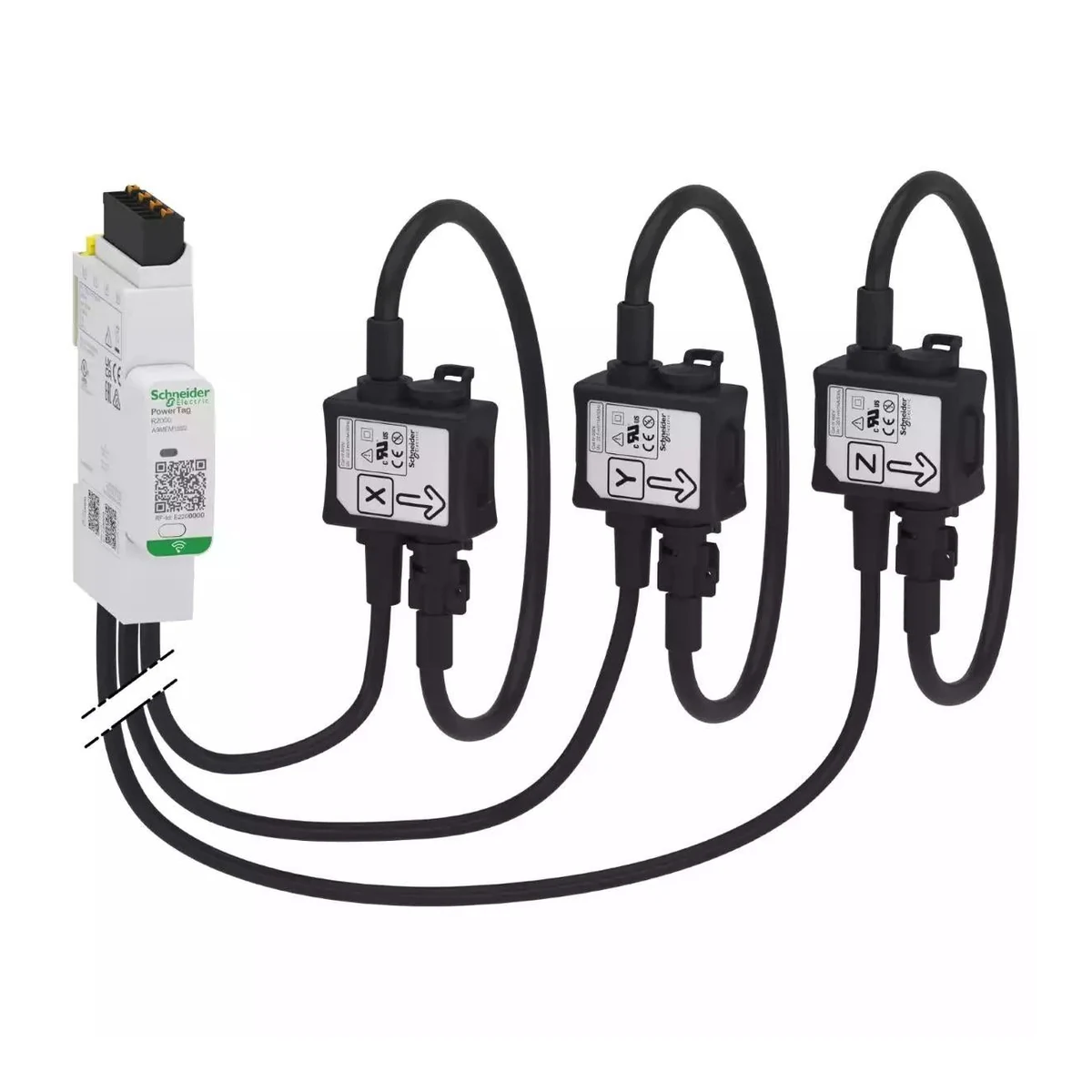Schneider Electric A9MEM1592 Kablosuz enerji sensörü otomatik sigorta üstten/alttan montaj — üretici temsili ürün görseli