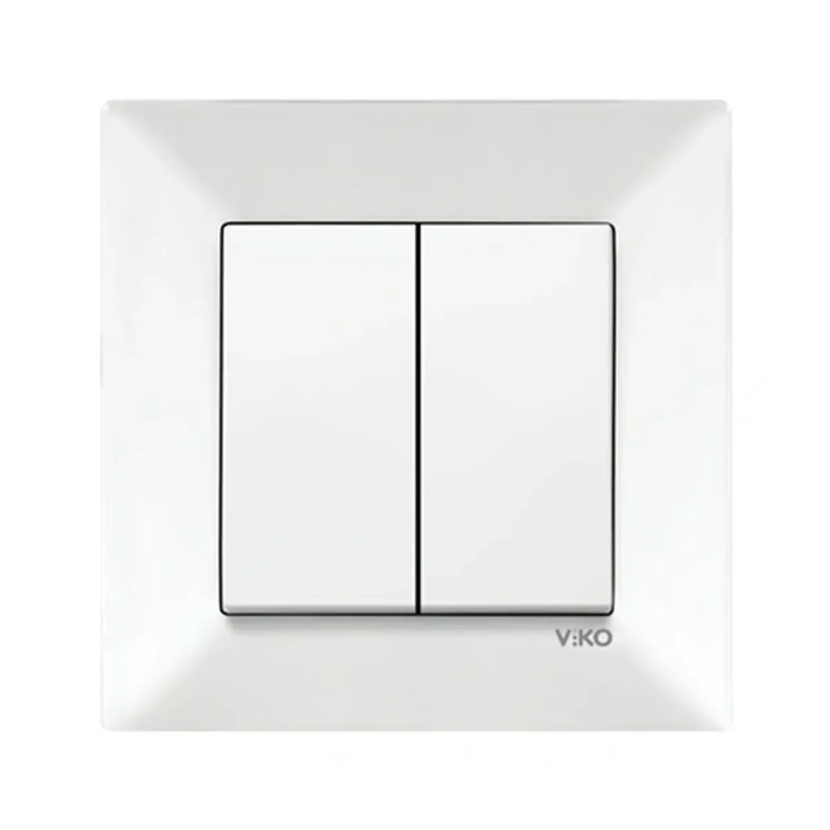 Viko Karre Meridian White Dual Switch