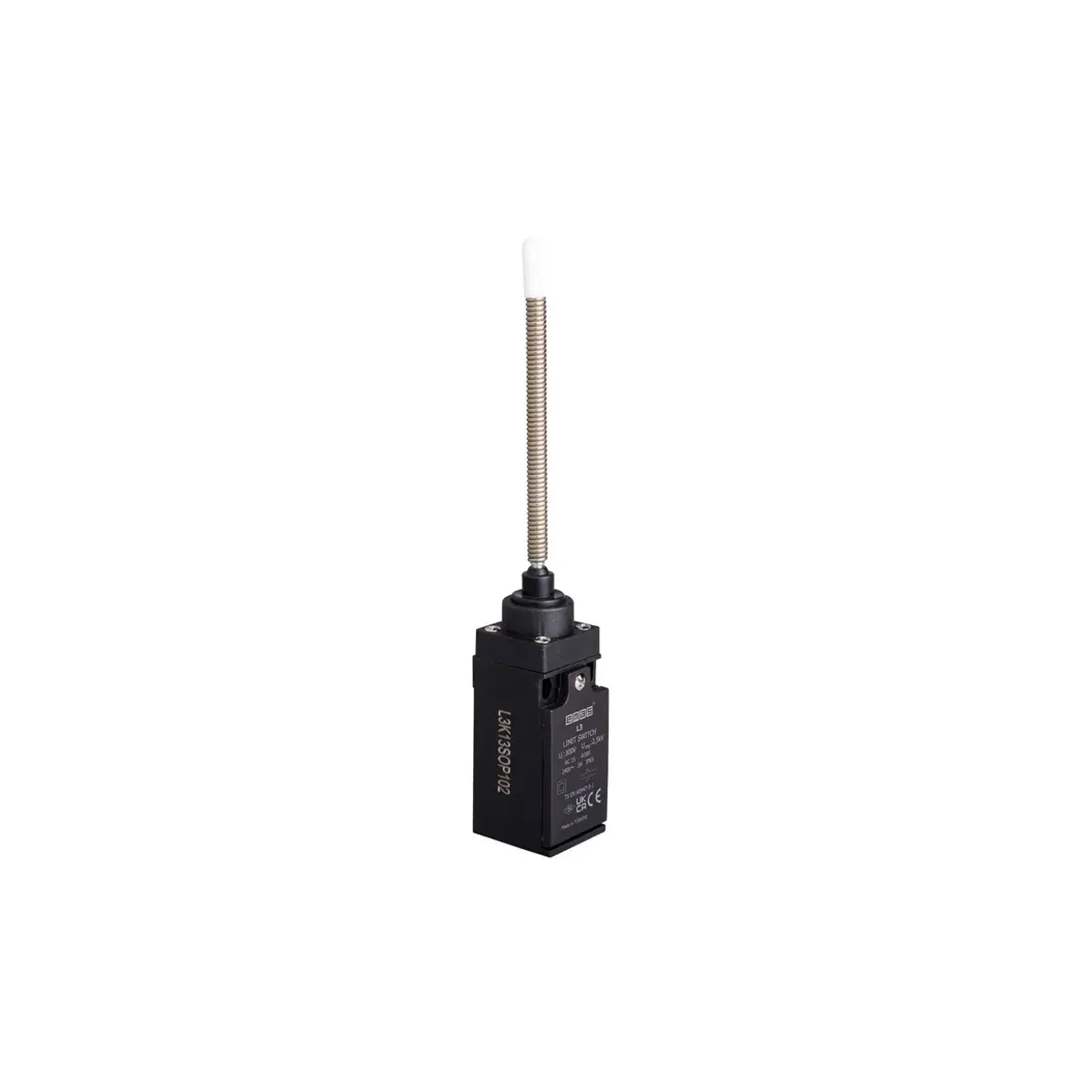 Emas Plastic Body Blunt Plastic End Metal Spring Lever Snap-Action 1NO+1NC Limit Switch 7mm L3K13SOP102