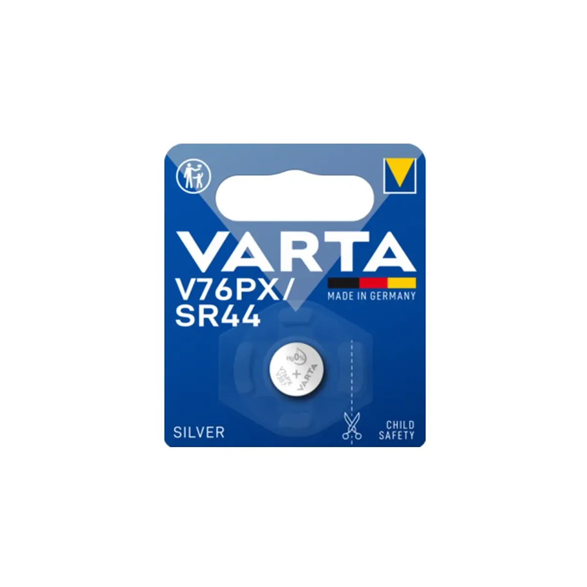 Varta V76PX Silver Oxide Button Watch Battery 1.55V