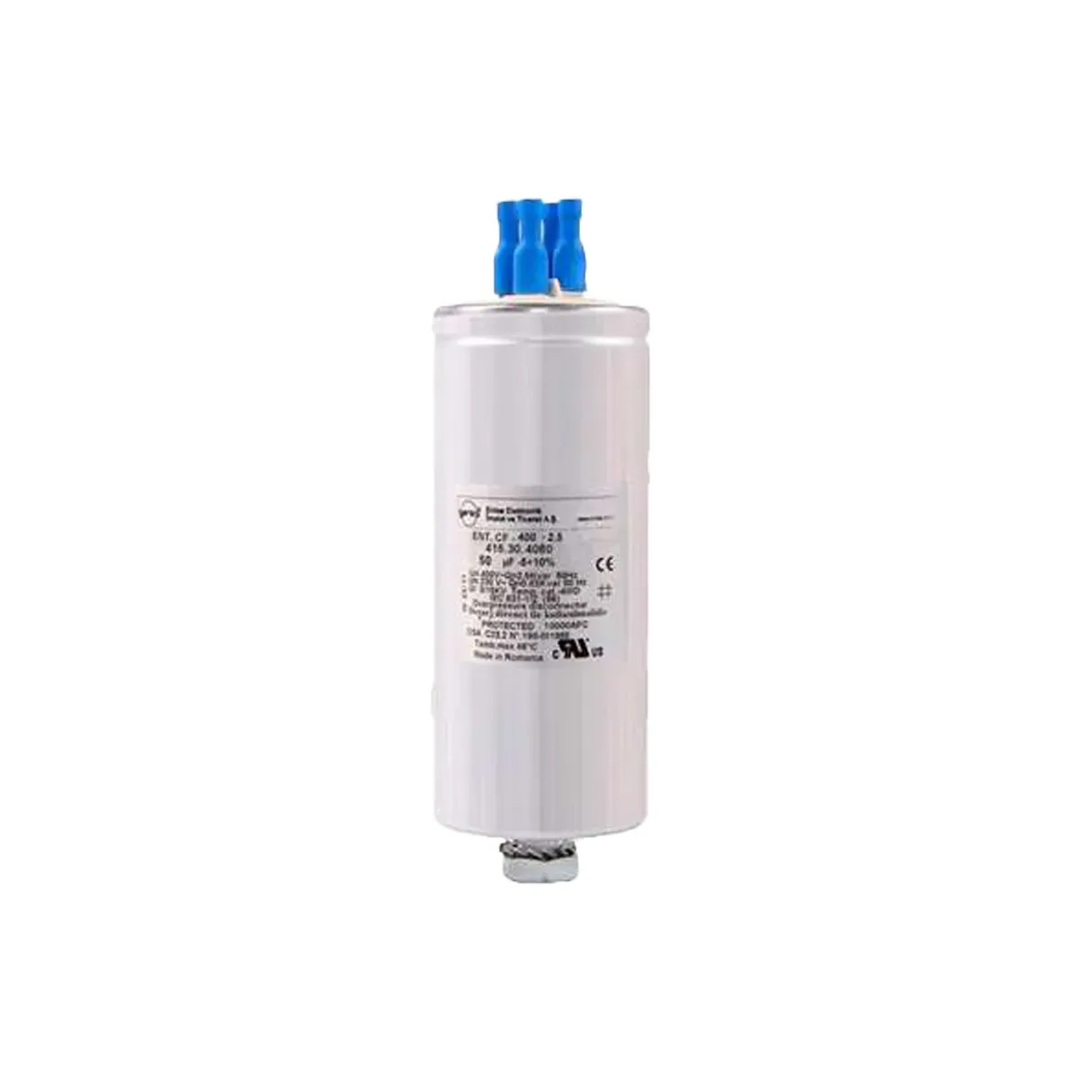 Entes ENT.CF-400-1.67 Single-Phase Low Voltage Power Capacitor, 1.67kVAr, 400VAC
