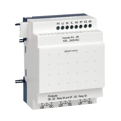 Schneider Electric SR3XT141FU Zelio Smart Relay, XT 14 I/O 100-240 V AC