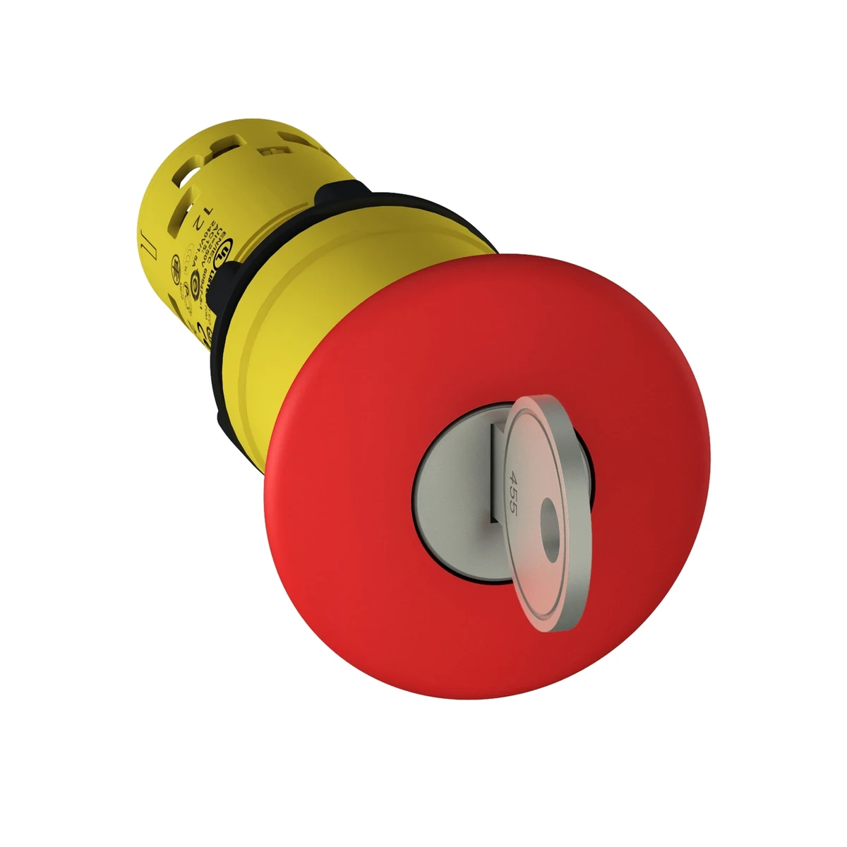 Schneider Electric XB7NS9445 1NO/1NC - Key-Operated Mushroom Red