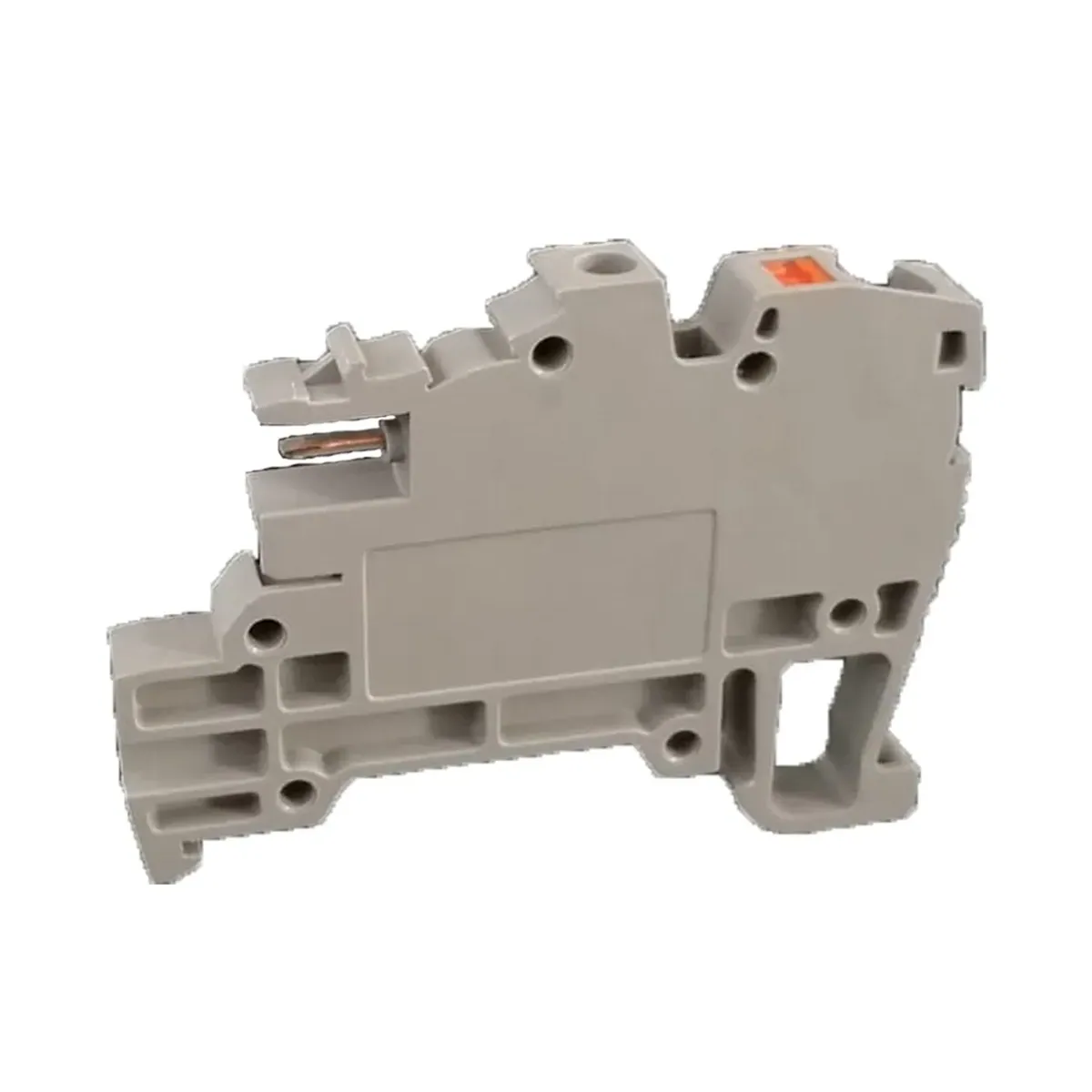 Onka PC-P 2,5mm2 Yay Bağlantılı Soketli Ray Klemens Gri