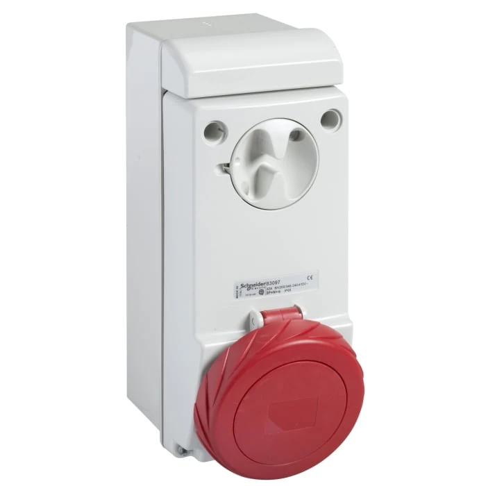 Schneider Electric PKB63P535 5 x 63, three-phase, 3P+N+T IP65 Wall Socket