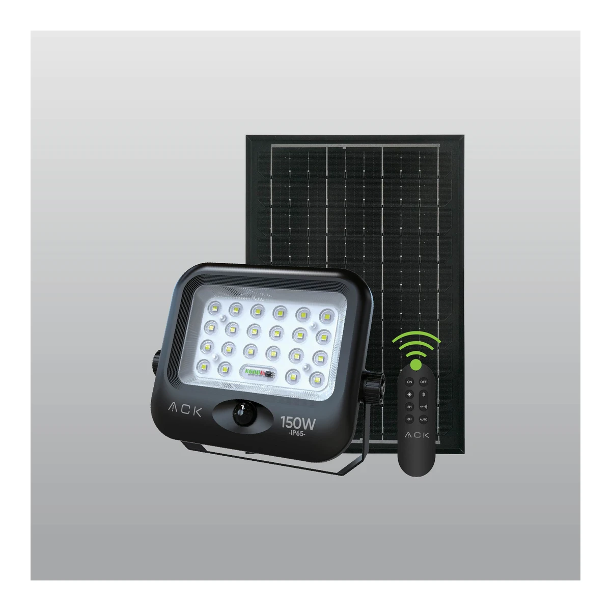 ACK AT65-19432 Solar LED Projektörler 150W 6500K Siyah — temsili üretici aile görseli