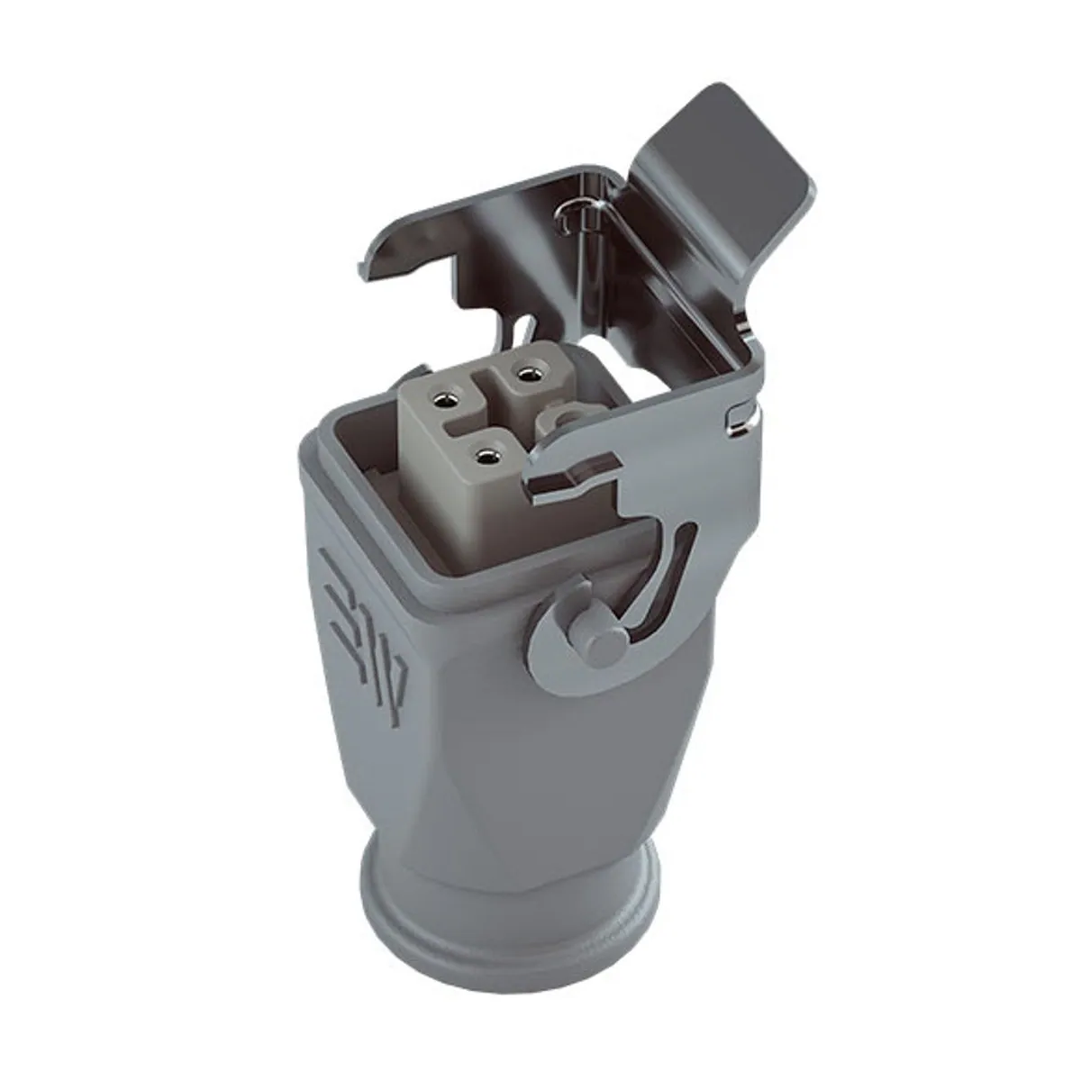 Mete Enerji 403272S 4x10A Multi-Outlet Extension Socket Rear Entry