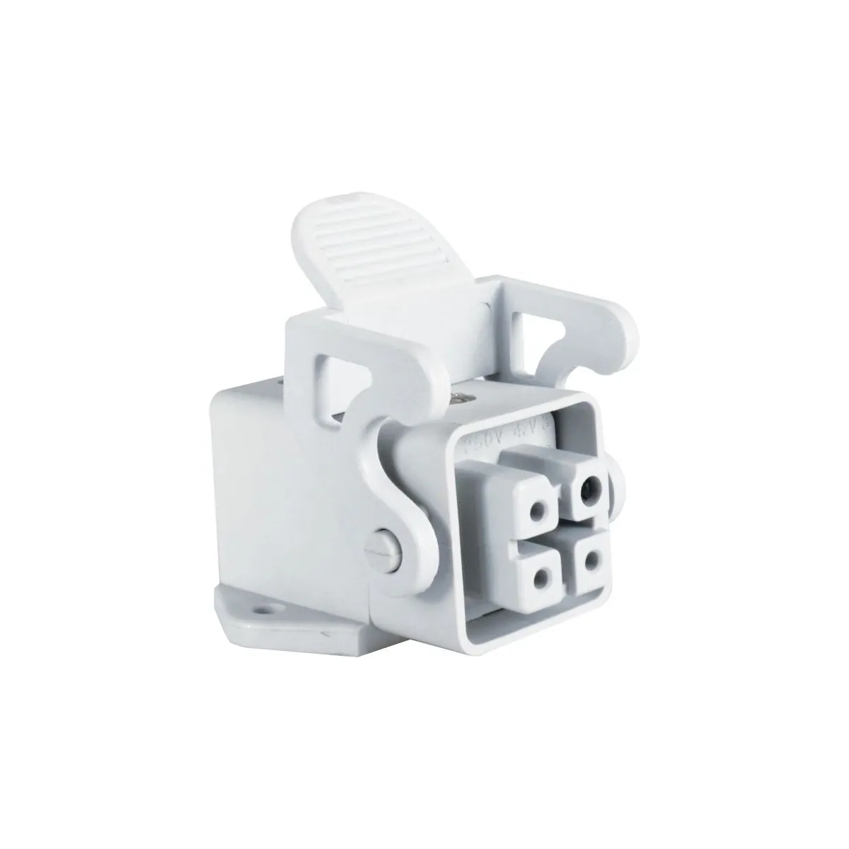 TP Elektrik 60410-800-01-PA 4x10A Çok Kontaklı Eğik Makine Prizi, IP 65