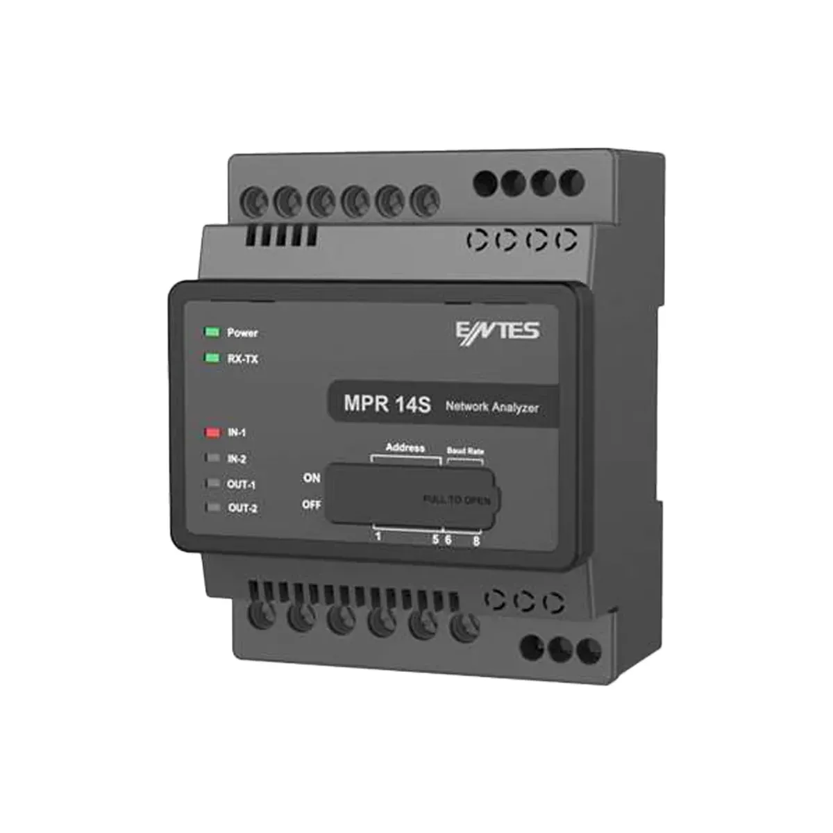 Entes MPR-15S-22-D Power Analyzer, 12-50VDC Supply, DIN Rail Type