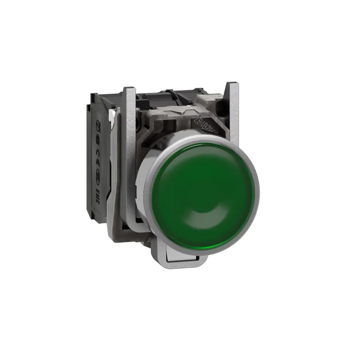 Schneider XB4BW33M5 Green Spring-Return Illuminated Push Button 1NO+1NC 22mm 220-240V
